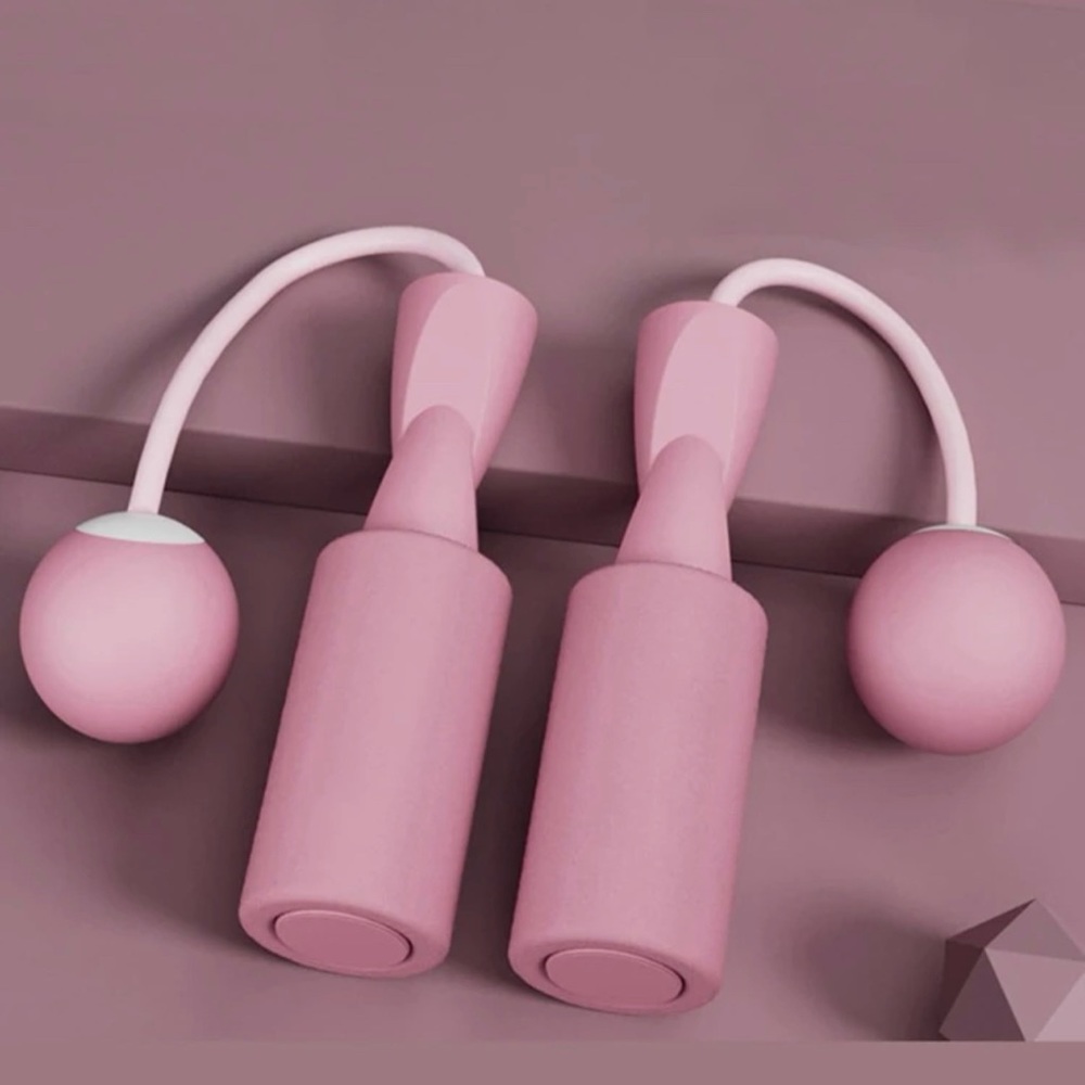 Cordless Jump rope with pink color